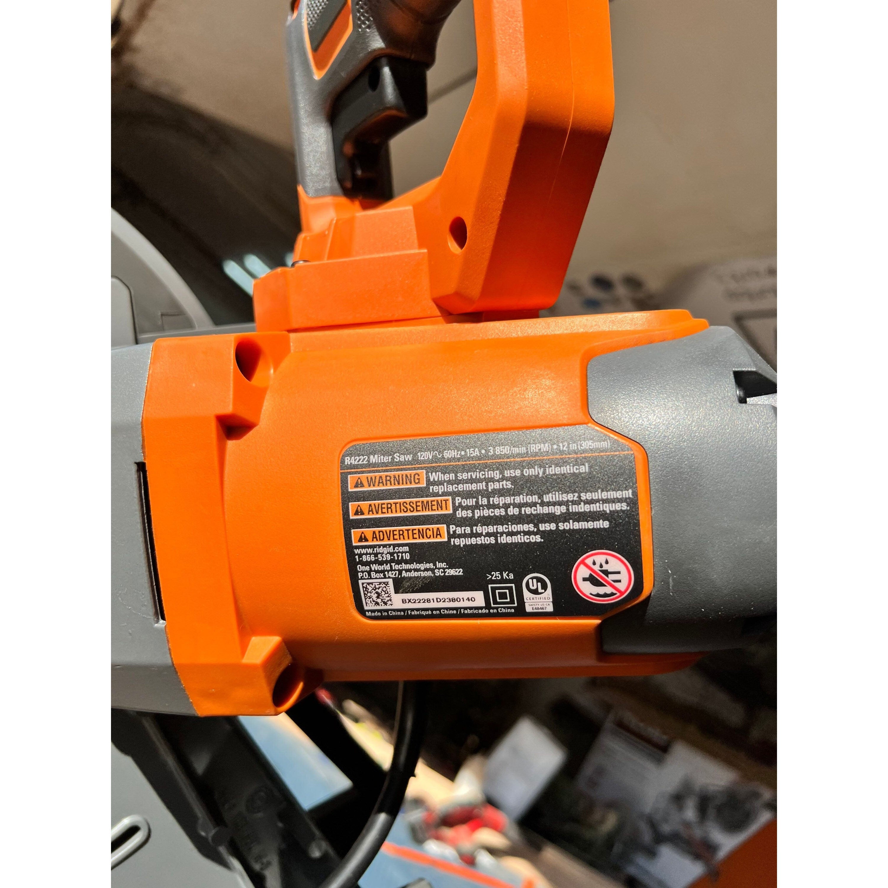 Zero Clearance Insert Plate for Ridgid R4221 R4222 | WTB