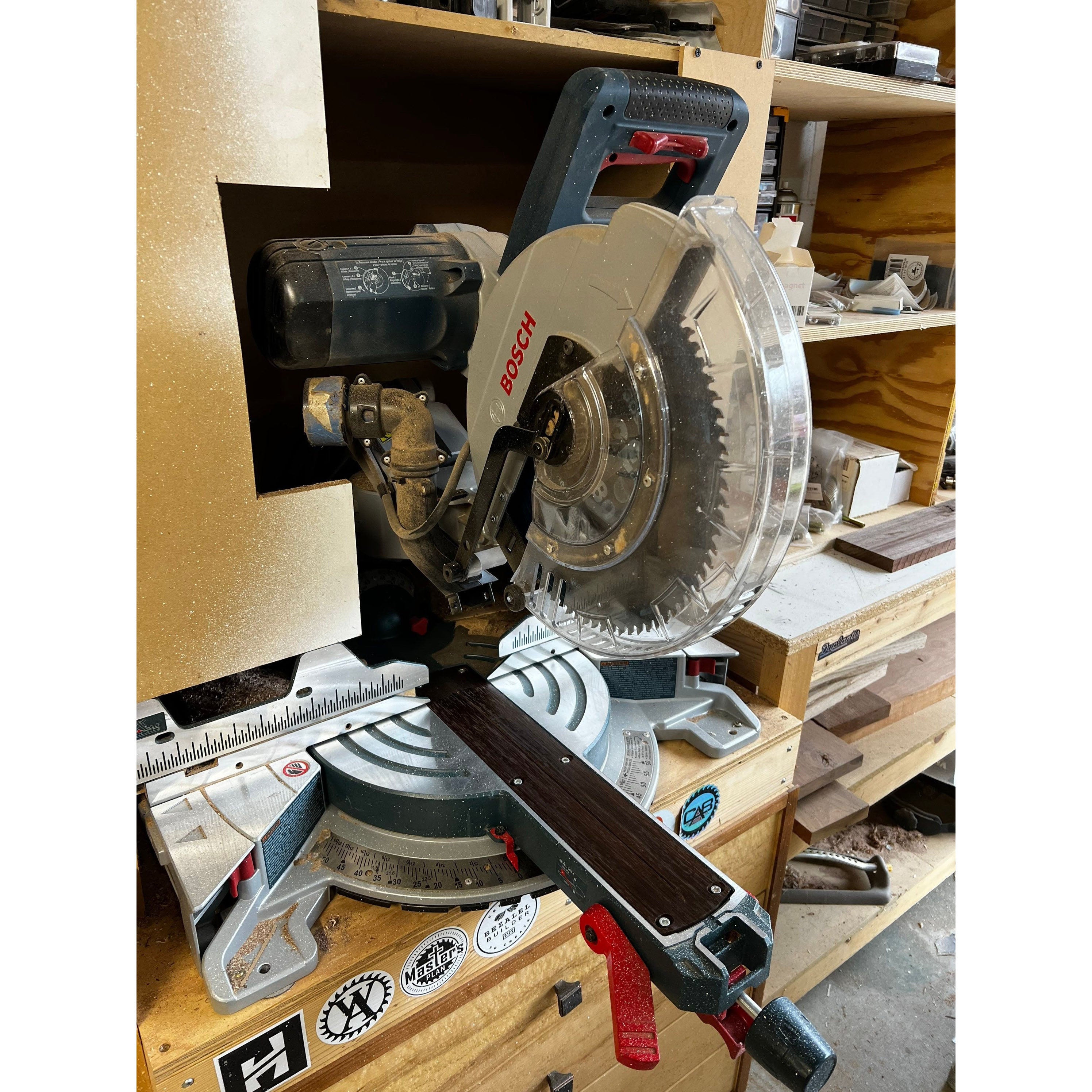 Zero Clearance Insert for Bosch 12” Miter Saw GCM12SD - READ the