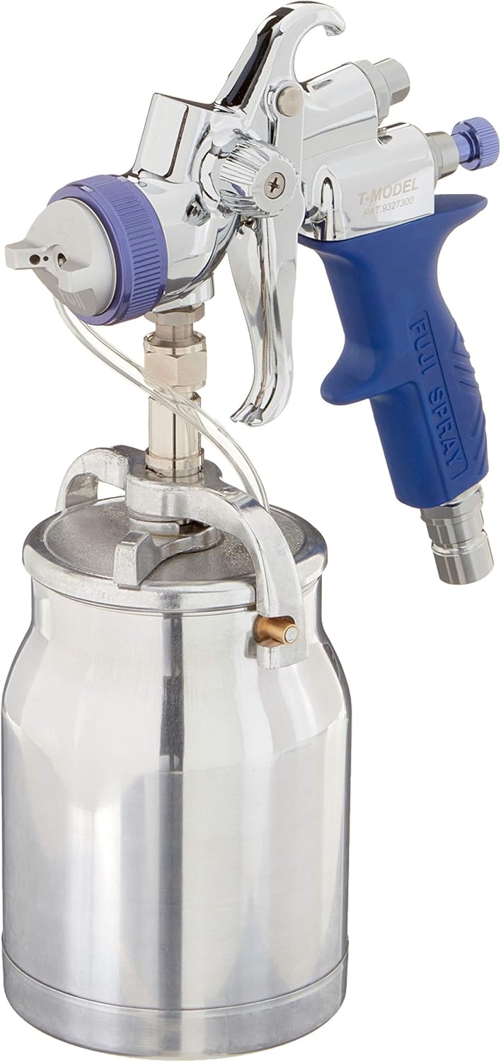 Fuji Spray 2804-T75G Mini-Mite 4 Platinum - Système de pulvérisation HVLP par gravité T75G